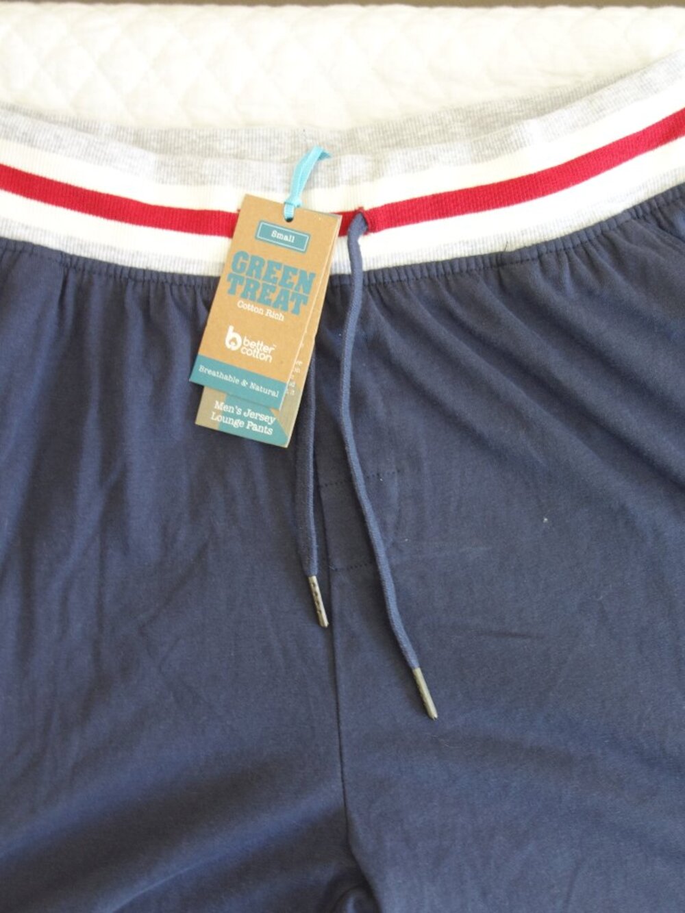 NWT GREEN TREAT Better Cotton Men’s Jersey Lounge Pants – Small